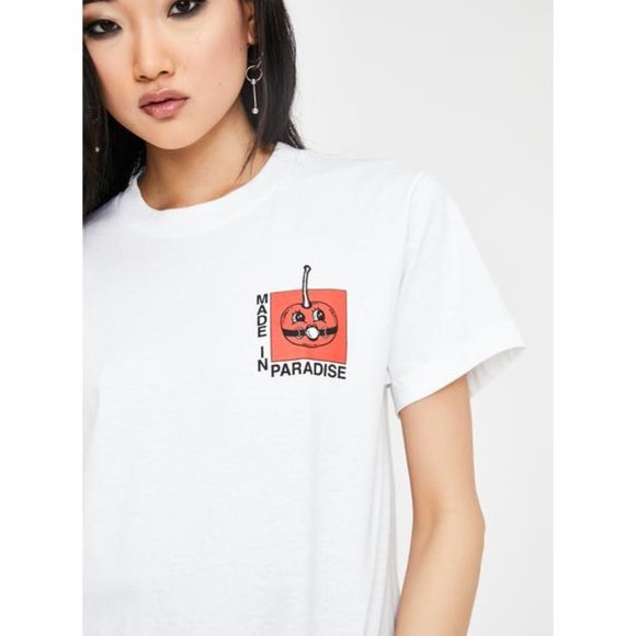 SOLD! 🆕 Dolls Kill "Pop the Cherry"  BDSM Tee - Picture 3 of 6